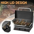 thumbnail image 5 of Ktaxon 4 Burner Propane Griddle Flat Top Gas Grill 40000 BTU with Lid,Ceramic Coated Cast Iron Pan,Portable, 5 of 8