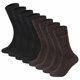 thumbnail image 1 of Calcetines unisex Camano - Calcetines suaves, monocolor, paquete de 8 Negro/Marrón oscuro 43-46, 1 of 4