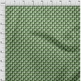 thumbnail image 4 of oneOone Cotton Silk Green Fabric Geometric Sewing Material Print Fabric By The Yard 42 Inch Wide, 4 of 5