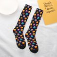 thumbnail image 6 of Bingfone Compression Socks for Women and Men Long Socks for Running Athletic Cycling Nurse-Lovely Planet, 6 of 8