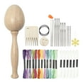 thumbnail image 3 of Darning Egg Darning Needle Accessories Portable Sewing Crafts Wooden Darning, 3 of 9