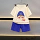 thumbnail image 2 of Odeerbi 0-12 Años Niños Niñas Verano Trajes Dibujos Animados Manga Corta Camiseta Pantalones Cortos Conjunto de Dos Piezas, 2 of 4