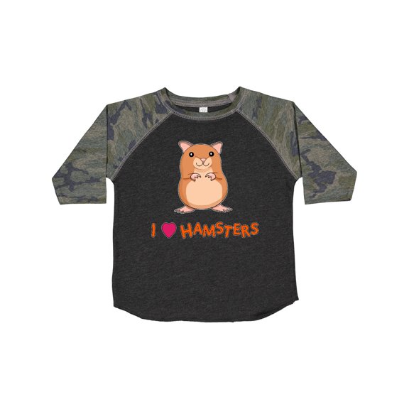 Inktastic I Love Hamsters Boys or Girls Toddler T-Shirt