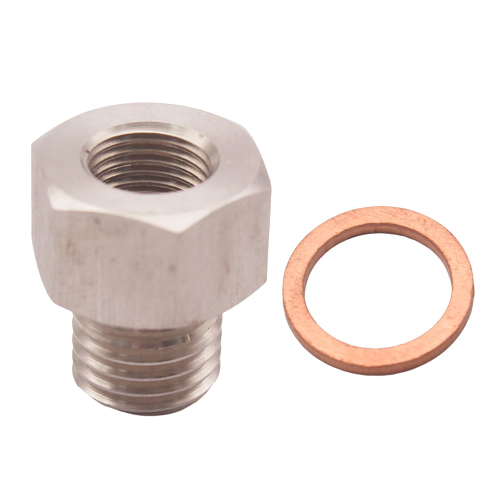Metric Fitting Adapter Fit for NPT 1/8 Female to Metric M12X1.5 Male 