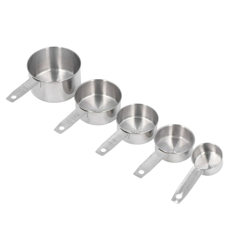 Stainless Steel Measuring Cup Set - Silver - 1 Count Box