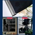 thumbnail image 2 of Window Privacy Film One Way Daytime Privacy Static Cling Sun Blocking Anti UV Reflective Window Tint for Home and Office, Black-Silver, 15.7 Inch X 6.6 Feet, 2 of 8
