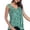 Green, variant on Fashion Women V Printed Broken Flowers Sleeveless Shirt Casual Summer Tank Top Blouse, S, Green