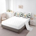 thumbnail image 3 of Erosebridal Literie Camping Heureux Taille Simple, Ensembles de Literie Véhicule Récréatif Taille Simple, Décor de Camping Dessin Animé, Réversible 7 Pcs, 3 of 5