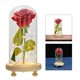 thumbnail image 5 of Flores de rosas, luces cúpula de cristal sobre Base de , modo de lámpara cálida, rojos, multifunzionale para decoraciones para /La BLESIY Cúpula de flores de rosa eterna, 5 of 6