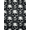 Black, Pattern 16, variant on ODIKA 4'x6' Machine Washable Non-Slip Area Rug, Gothic Black High Traffic Rug, Black, 1172356