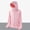 Pink, variant on Women's Full Zip Hooded Sun Protection Jacket UPF 50+ Light Breathable Windbreaker with Face Cover for Daily Wear and Outdoor