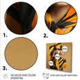 thumbnail image 3 of Designart "Glamour Fashion Photography in Yellow and Black" Fashion Framed Wall Art Decor - Glam Yellow Fashion Illustration Hallway Framed Wall Art Decor, 3 of 6