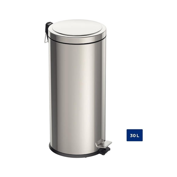 Bote de Basura Tramontina Acero Inoxidable con Pedal 30 LT