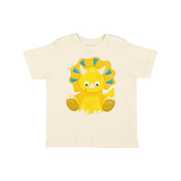 Inktastic Cute Dinosaur, Baby Dinosaur, Dino, Triceratops Boys or Girls Toddler T-Shirt
