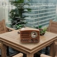 thumbnail image 2 of Portable Vintage Radio, Retro AM/FM Bluetooth Radio, Rechargeable Small Radios with Best Reception Wireless Speaker, Support TF Card AUX USB MP3 Player, Easy to Use, Gifts for Seniors Kids, 2 of 9