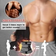 thumbnail image 7 of Men Waist Trainer Back Support Slimming Lumbar Belt Military Tactical Belt Gym Accessories Abdominal Binder Corset Cincher (Black,XL), 7 of 7