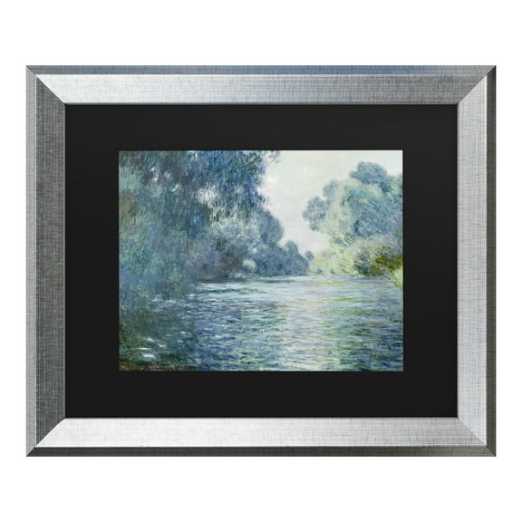 Trademark Fine Art 'Branch of the Seine near Giverny' Canvas Art by Claude Monet
