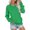 7# Dark Green, variant on Huankd Women's V Neck Sweatshirt Fleece Cute Pocket Sweatshirts No Hood Oversized Comfy Hoodie Y2k Soft Fall Winter Tops Dark Green S