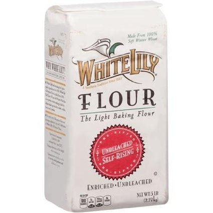 8 pack : White Lily Unbleached Self-Rising Flour - 5