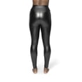 thumbnail image 2 of Robert Matthew Faux Leather Leggings - Bodacious High Waisted Tummy Control Fashion Leggings for Women, Womens High Waist Skinny Pants, Black Stretchy Pants, 2 of 13