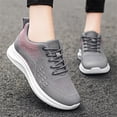 thumbnail image 2 of Sopiago Womens Walking Shoes Womens Walking Tennis Shoes - Slip On Memory Foam Lightweight Casual Sneakers for Gym Travel Work Grey,39, 2 of 6