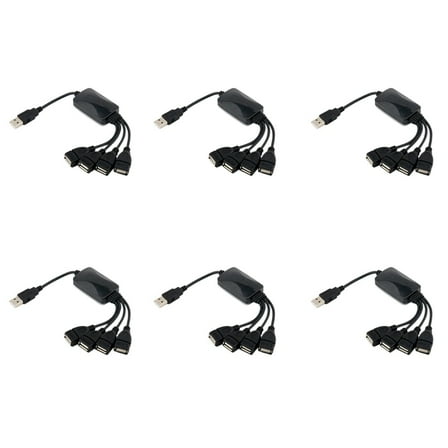 1 Male to 4 Female USB HUB Splitter Extend Cable USB 2.0 Extension