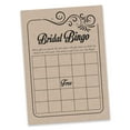thumbnail image 2 of Inkdotpot 50Fill In Style KraftBingoGameCardsFor Bridal Wedding Shower Bachelorette Party Bulk Blank Square Fill In Gift Ideas, 2 of 7