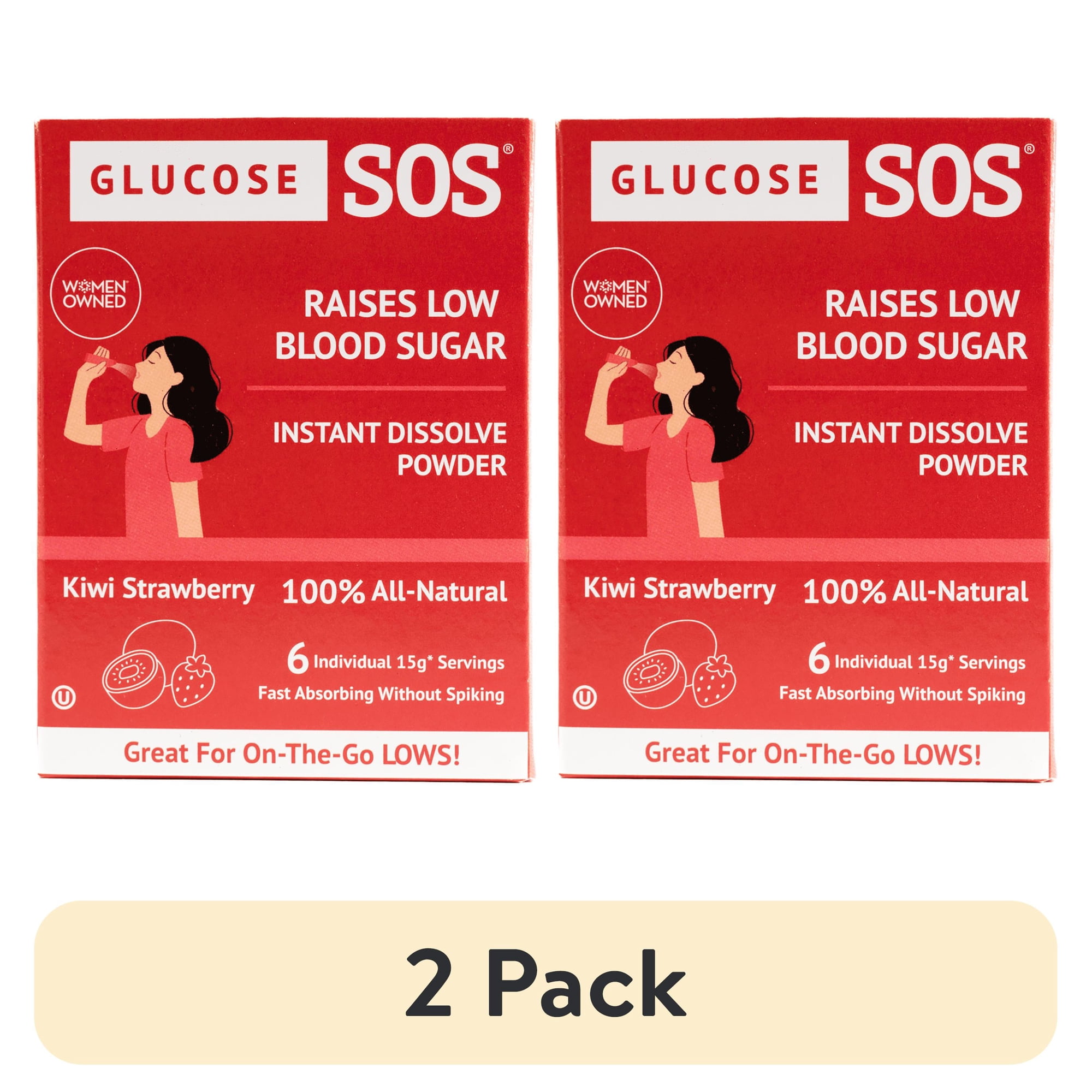 (2 pack) Glucose SOS