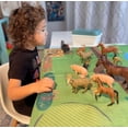 thumbnail image 3 of Variety4all Farm Realistic Animal Figures Playset Playmat & Storage Box, Non-Toxic Hand Painted Educational Toys, 3 of 5