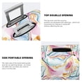 thumbnail image 5 of Lsque Abstract Marble Texture Printed Luggage Cover, Travel Luggage Protector,Scratch and Dirt Resistant, Fits 18-32 Inch Luggage - Small, 5 of 9