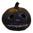 thumbnail image 2 of Dserhfy Halloween Pumpkin Light Spooky Carved Plastic Pumpkin Lantern Light-up Pumpkin Figurine for Outdoor Indoor Porch Room Decoration, 2 of 8