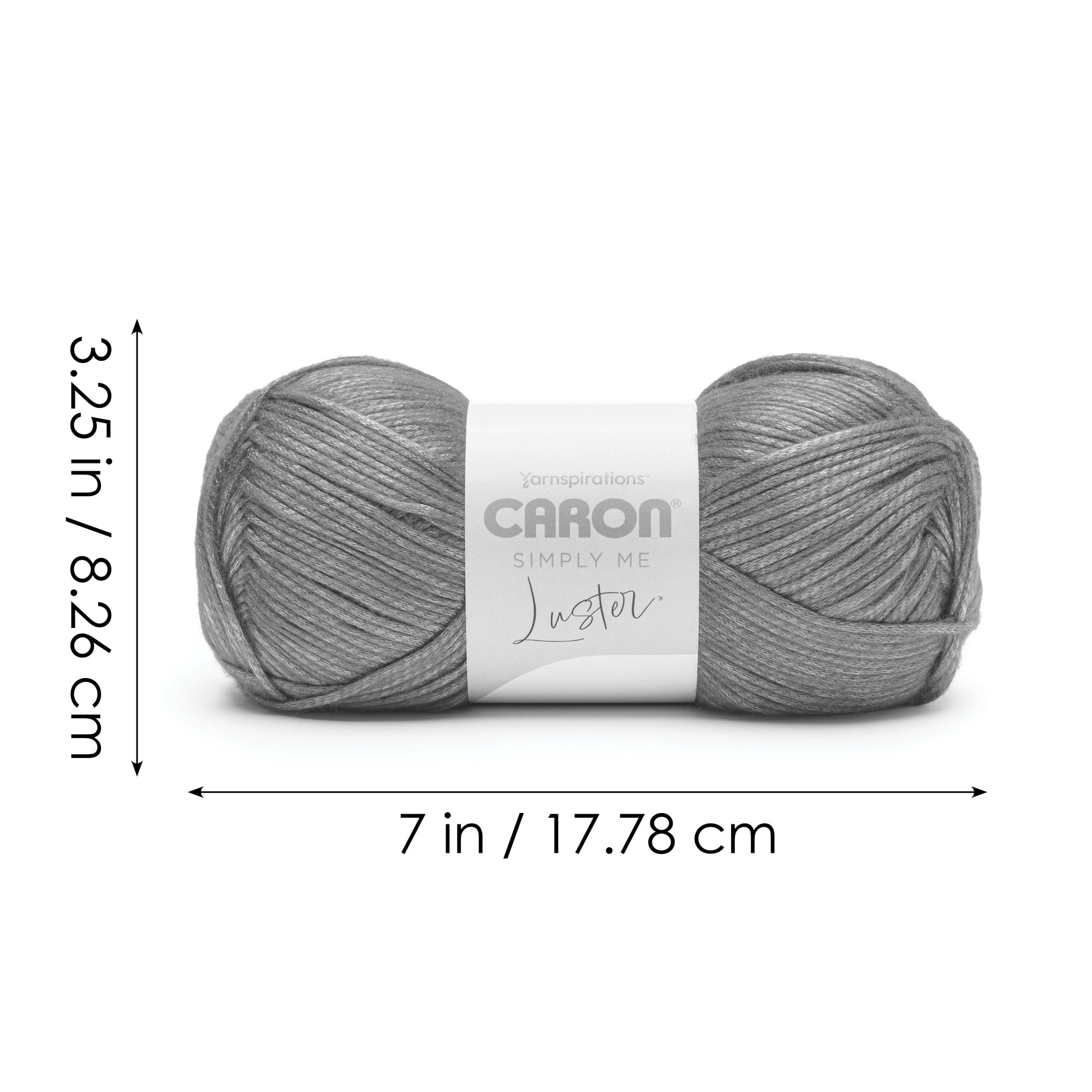 Caron® Simply Me Luster™ #4 Worsted (Medium) Blend Yarn, Sable 6oz/170g 360 Yards