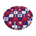 thumbnail image 1 of Disketp golf Funda Redonda para Taburete, Funda de Cojín para Silla de Bar Suave y Elástica-13 inch, 1 of 1