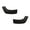 Black, variant on For Toyota RAV4 2019 20 21 22 2023 Door Molding and Beltlines Passenger Side | Rear | Upper | Textured Black | Adventure/Trail/TRD Off-Road Model | On Door | Replacement For TO1791114 | 750610R030
