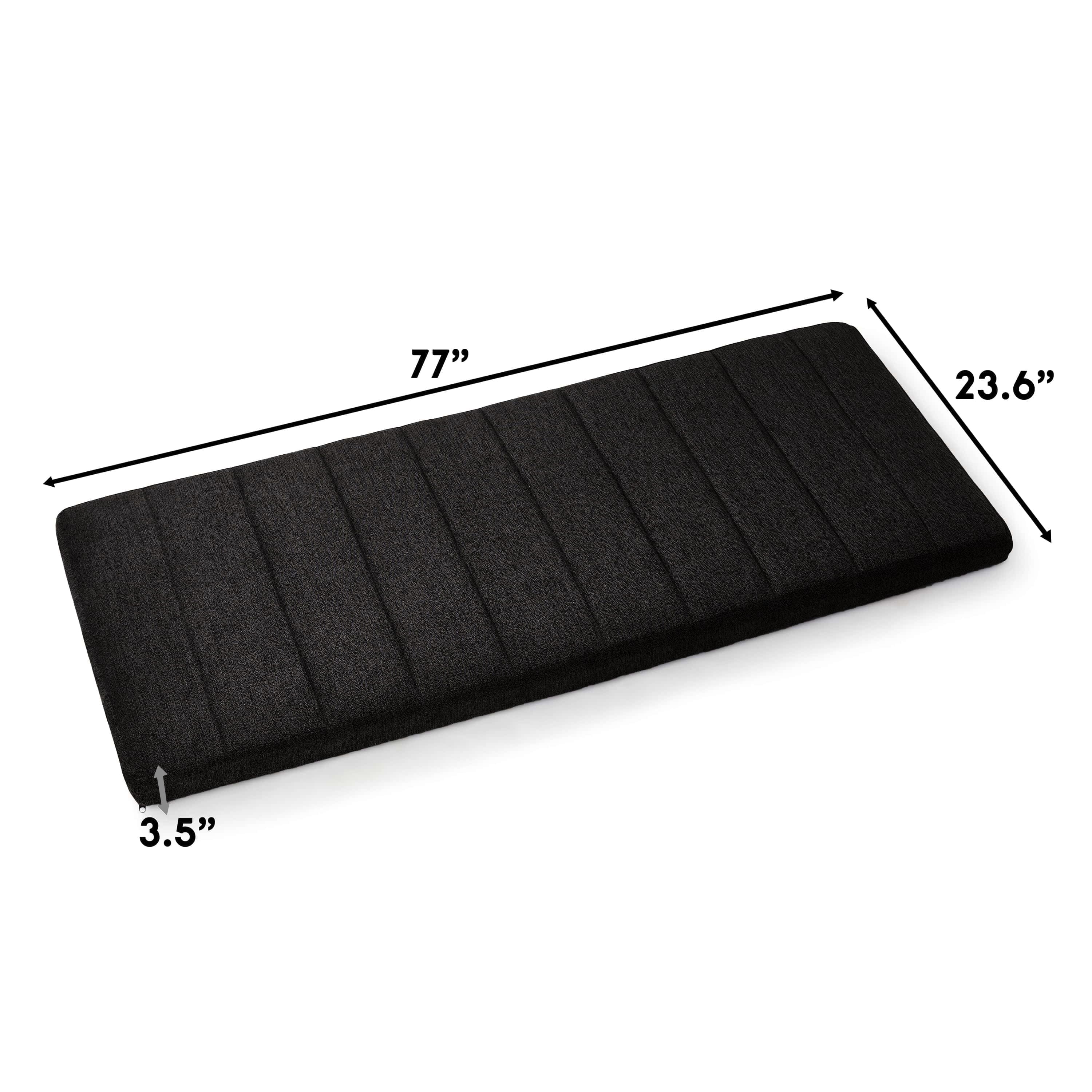 Lammlaoe King Headboard Only, Upholstered Wall Mounted, Peel and Stick Installation, Sound Reducing 3D Panel Design, Easy Assembly, Black