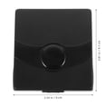 thumbnail image 2 of WHAMVOX Support de Roseau Portable Noir ABS Double Couche Conteneur de Rangement Étanche, 2 of 8