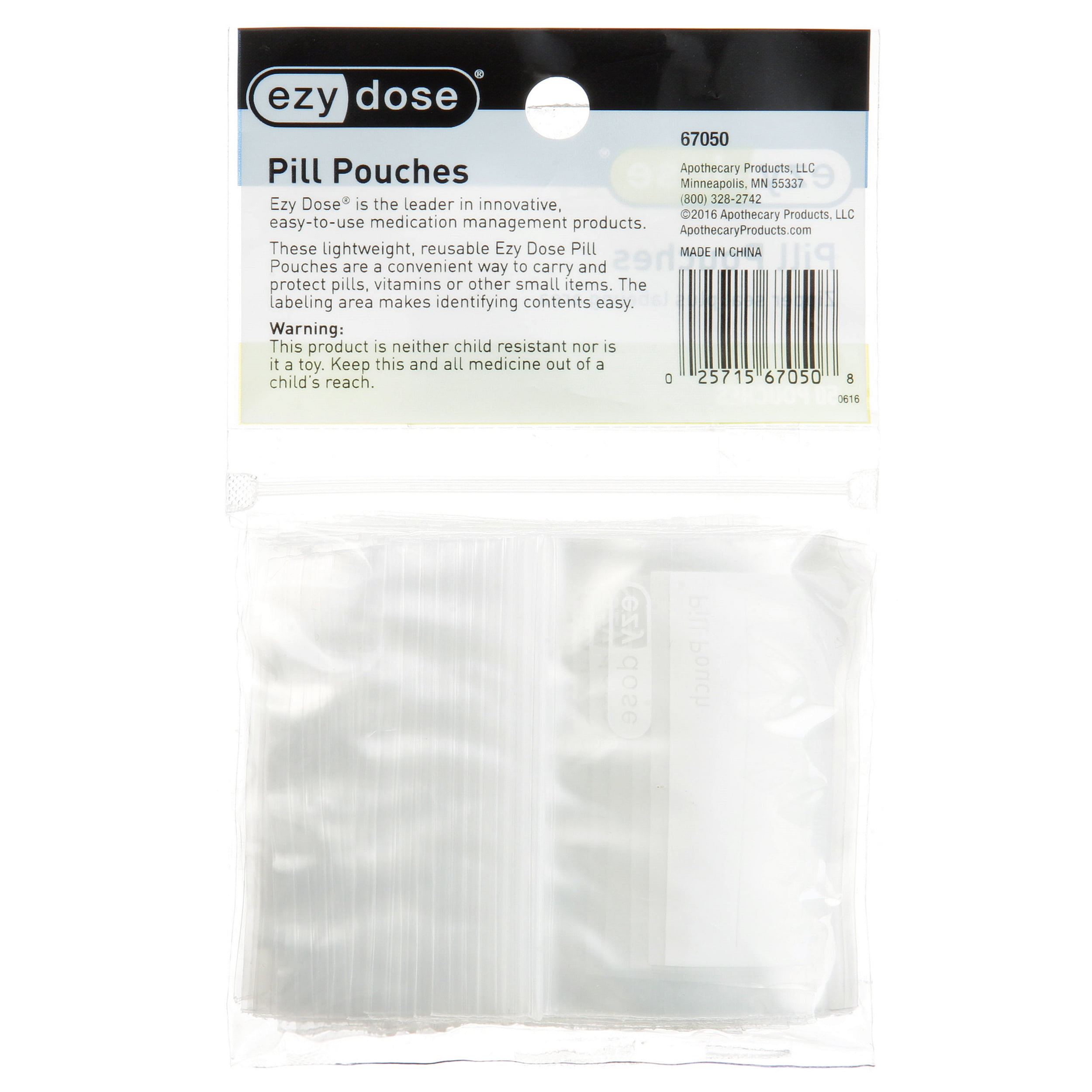 Apex Pill Bags - 50 Count