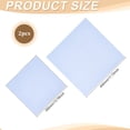 thumbnail image 2 of 2Pcs 2 Sizes Self Adhesive Magic Makeup Bag Velvet Portable Protective Cosmetic Pouch Light Sky Blue Square Camera Lens Wrap Reusable, 2 of 5