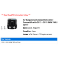thumbnail image 2 of Air Suspension Solenoid Valve Unit - Compatible with 2013 - 2015 BMW 740Li xDrive 2014, 2 of 2