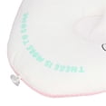 thumbnail image 3 of Baby Head Pillow Prevents Flat Head Soft Breathable AB Double Sided Drawstring Ιnfant Sleep Pillow for Home Travel Car Pink Dinosaur, 3 of 4