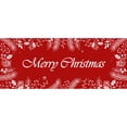 thumbnail image 2 of BERTHMEER 2'X5' Christmas Rug Modern Indoor Mat for Entrance Entryway Kitchen Bedroom Bathroom Floral Print Washable Non-slip Rug,Red, 2 of 7