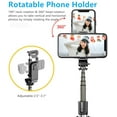 thumbnail image 4 of Selfie Stick, Extendable Selfie Stick Tripod with Bluetooth Remote, Aluminum Tripod Stand Portable Selfie Stick Compatible with iPhone 12 11 pro Xs Max Xr X 8Plus 7 Samsung Android GoPro Camera L03, 4 of 7