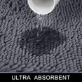 thumbnail image 4 of FloreceBien Alfombra de baño esponjosa súper suave y absorbente, alfombra de felpa antideslizante lavable a máquina., 4 of 7