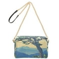 thumbnail image 2 of FORMRS Women Crossbody Purse with Chain Strap Vegan Leather Shoulder Handbag, Retro Mountain, 2 of 7