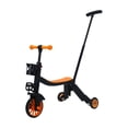 thumbnail image 1 of Triciclo infantil de juguete deportivo, equipo resistente, fácil de usar, bicicleta de equilibrio multiusos 3 Naranja con asa de empuje, 1 of 8