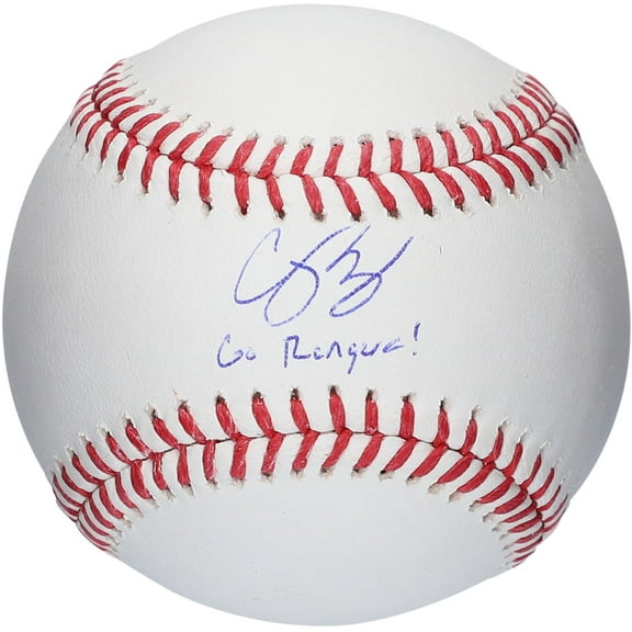 Corey Seager Texas Rangers Autographed Baseball with "Go Rangers" Inscription - Fanatics Authentic Certified