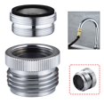 thumbnail image 1 of Adaptador de grifo SNUTUYA para grifo de lavabo a manguera de jardín, cromado, 1 of 6