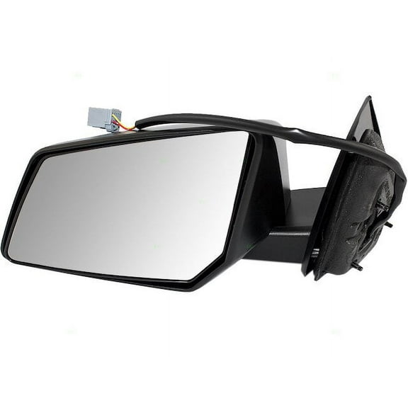 Left Mirror - Compatible with 2009 - 2017 Chevy Traverse Sport Utility 4-Door 3.6L V6 Naturally Aspirated DOHC GAS 2010 2011 2012 2013 2014 2015 2016