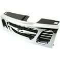 thumbnail image 2 of Grille Assembly Compatible With 1999-2003 Saab 9-3 Chrome Shell with Painted Black Insert, 2 of 3