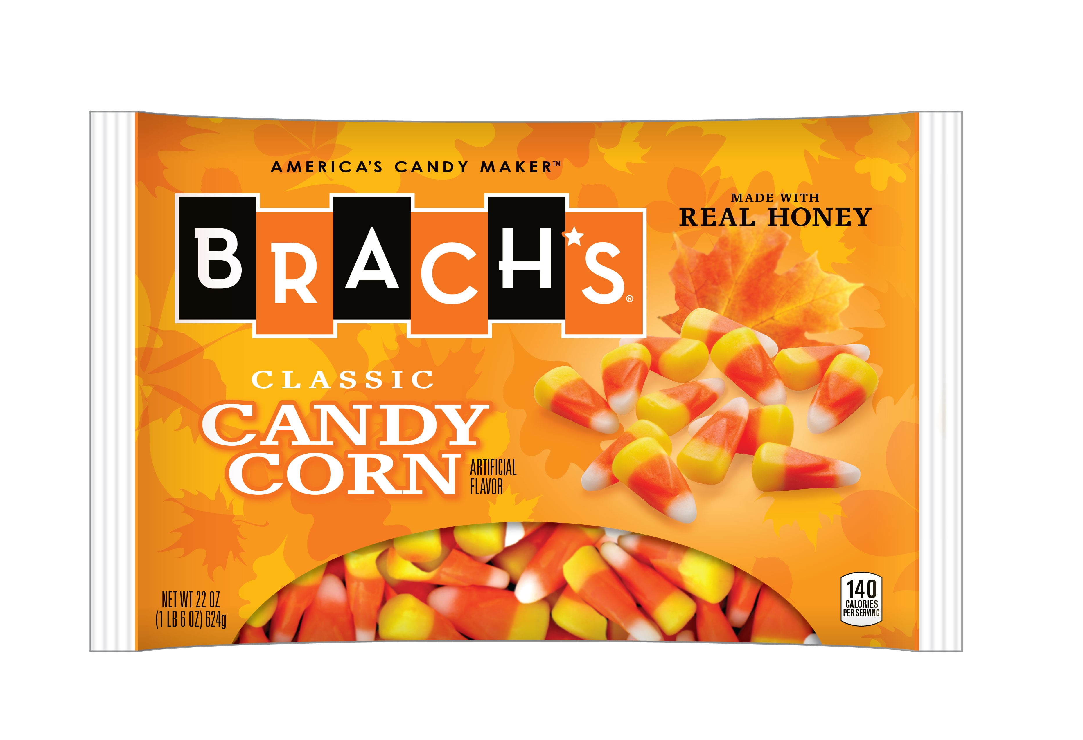 Candy Corn on Stripes 40 Pack 3 Ply Novelty Halloween Paper Cocktail Beverage Drink Party Napkins